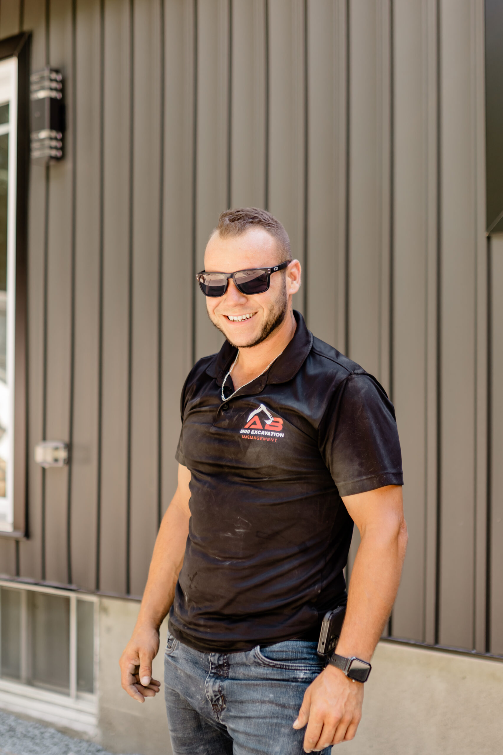 Alexandre Gaulin, propriétaire d’AB Prestige Mini-Excavation